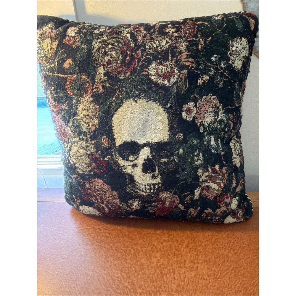 Threshold Floral Sketeton Throw Pillow 18